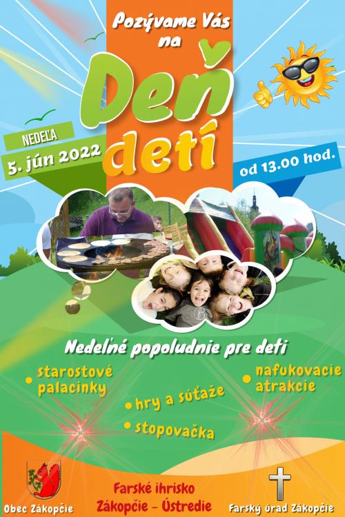 Plagát - Deň detí 2022 Plagát - Deň detí 2022