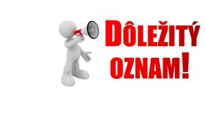 dôležitý oznam