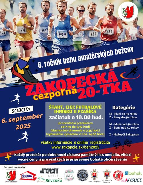 plagát - Beh 20-tka 2025